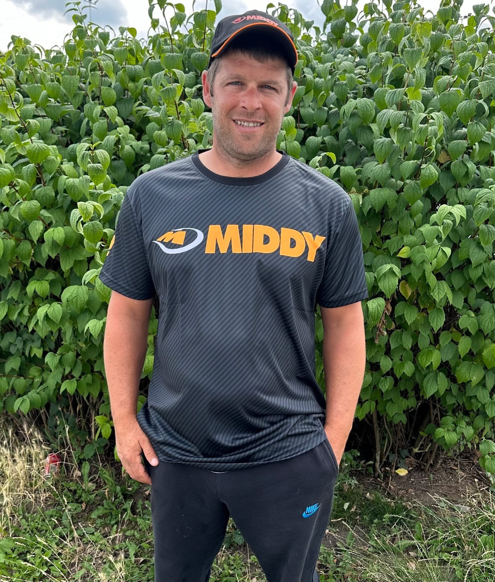 Dale Shepherd wearing a Middy fishing shirt.
